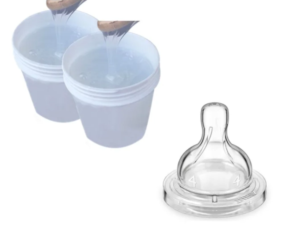 Silicone rubber for food processing